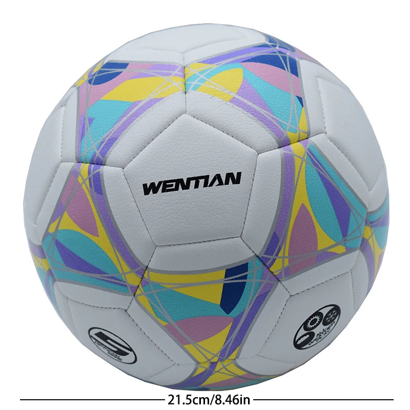 Soccer Ball - Size 5 - PU Leather - Kids And Adults - Home Garden Outdoor - Team Sports - Soccer Balls