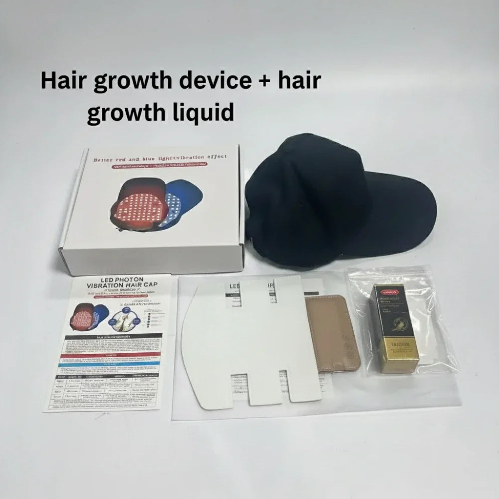 Red Light Hair Growth Cap Infrared Anti-hair Loss Therapy Device Prevents Hair Loss and Promotes Scalp Blood Circulation