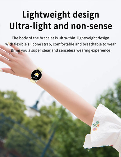 LIGE 2026 Smart Watch Women Men Ladies Gift Sport Fitness Men Watches Heart Rate Monitor Waterproof Smartwatch For Android IOS