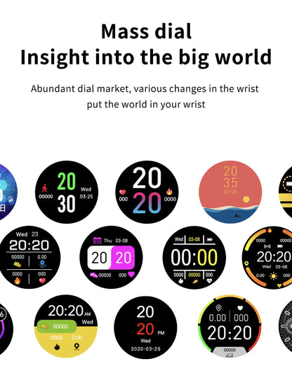 LIGE 2026 Smart Watch Women Men Ladies Gift Sport Fitness Men Watches Heart Rate Monitor Waterproof Smartwatch For Android IOS
