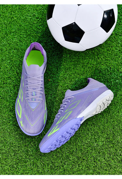 New Men Soccer Shoes Non-Slip Indoor Futsal Football Boots Match Grass Cleats High-quality Sneakers Hot-selling High-top Outdoor