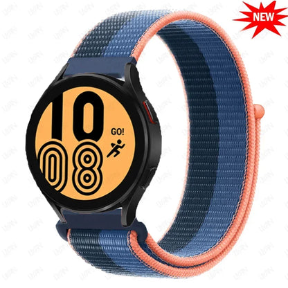 Nylon loop strap For Amazfit bip 6-5-3/u/S/pro Sport 20mm/22mm Bracelet for Amazfit GTS 4/3/2/2e/4 Mini/GTR 4/3/3 Pro/2/2e band