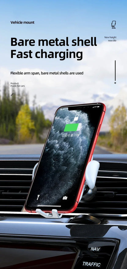 30W Wireless Car Fast Charger