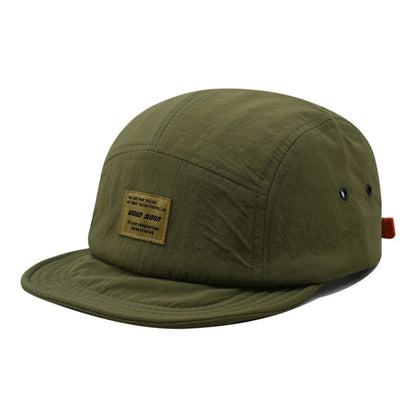 Fashion 5 Panel Baseball Cap Snapback Caps Quick-drying Flat-brimmed Hat for Men Women Adjustable Summer Casual Sunscreen Hats