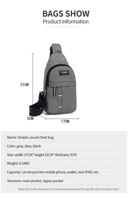 Casual Chest Bag