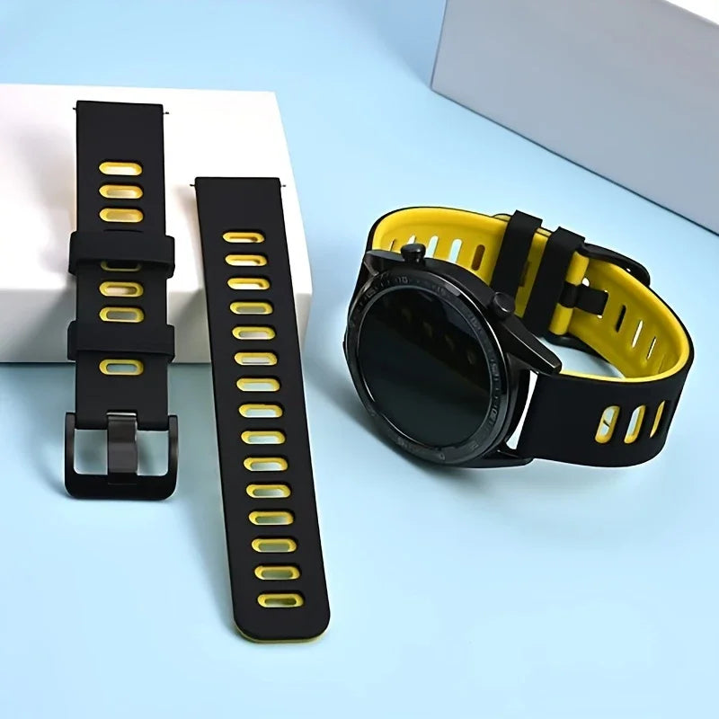 20mm 22mm Sport Strap For Samsung Galaxy Watch 7-FE-6-5-pro-4-Classic band 40mm 44mm silicone bracelet huawei watch GT 5/4/3/2