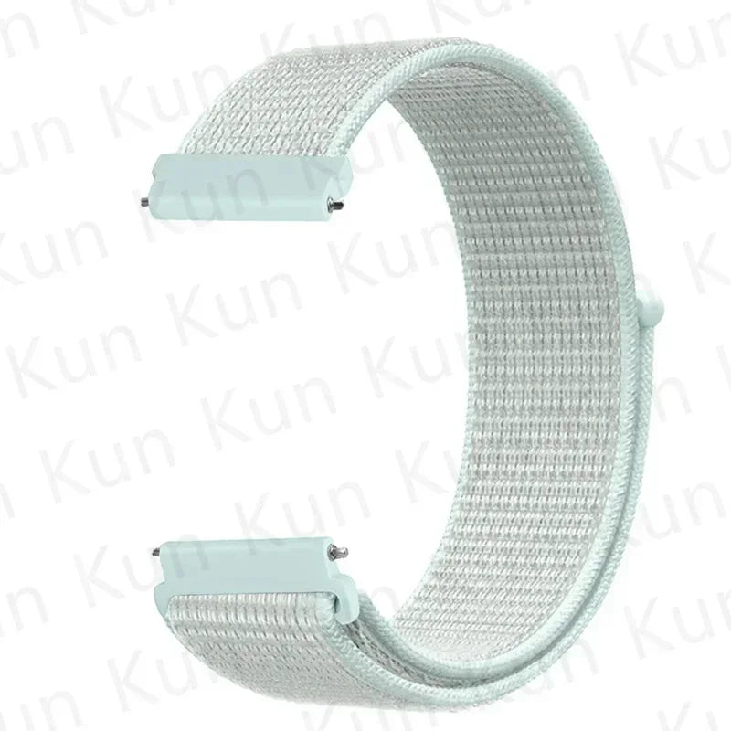 Nylon loop strap For Amazfit bip 6-5-3/u/S/pro Sport 20mm/22mm Bracelet for Amazfit GTS 4/3/2/2e/4 Mini/GTR 4/3/3 Pro/2/2e band