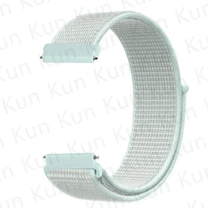 Nylon loop strap For Amazfit bip 6-5-3/u/S/pro Sport 20mm/22mm Bracelet for Amazfit GTS 4/3/2/2e/4 Mini/GTR 4/3/3 Pro/2/2e band