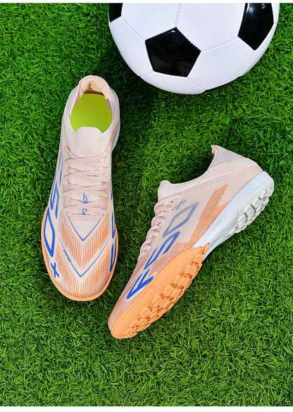 New Men Soccer Shoes Non-Slip Indoor Futsal Football Boots Match Grass Cleats High-quality Sneakers Hot-selling High-top Outdoor