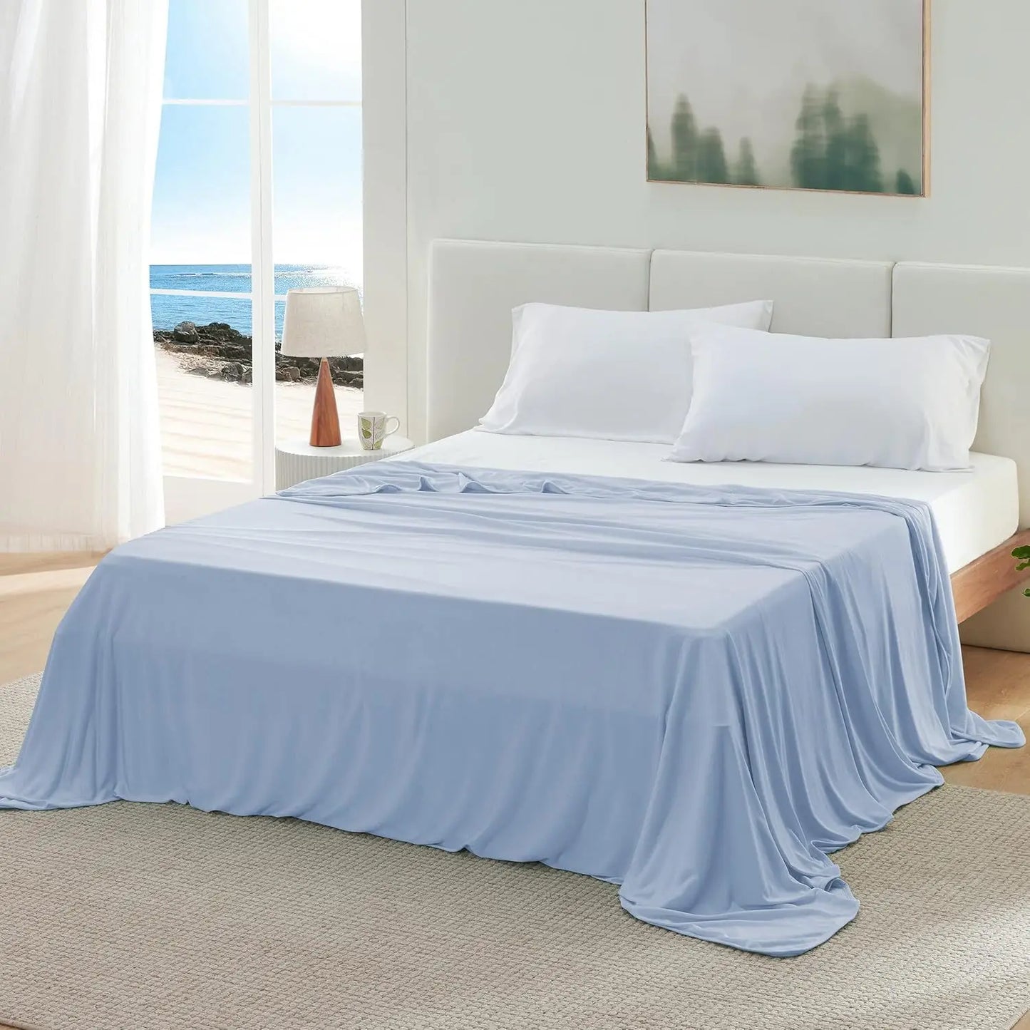 Summer Bed Sheet Ice Silk Cooling Sheet Air Conditioning Quilt Skin-friendly Light And Thin Breathable Quilt For Home Office