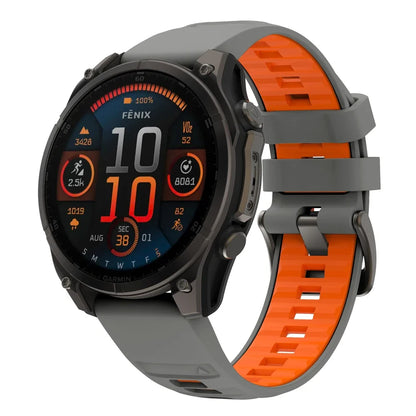 1:1 Fenix8 Watch Band For Garmin Fenix 8 Pro 47mm 51mm E 7 7X 6 6X 5 5X/Epix Pro/Enduro 3/970 QuickFit 22mm 26mm Silicone Strap