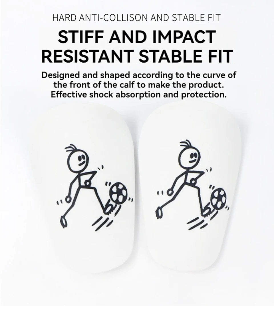 Loogdeel Mini Shin Pads Wear-resistant Shock Absorbing Soccer Leg Protector Football Training Shin Guards Soccer Training