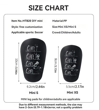 Loogdeel Mini Shin Pads Wear-resistant Shock Absorbing Soccer Leg Protector Football Training Shin Guards Soccer Training