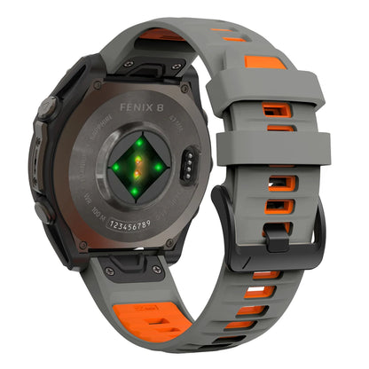 1:1 Fenix8 Watch Band For Garmin Fenix 8 Pro 47mm 51mm E 7 7X 6 6X 5 5X/Epix Pro/Enduro 3/970 QuickFit 22mm 26mm Silicone Strap