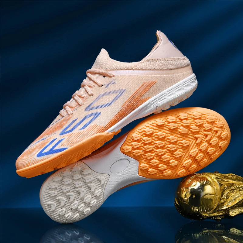 New Men Soccer Shoes Non-Slip Indoor Futsal Football Boots Match Grass Cleats High-quality Sneakers Hot-selling High-top Outdoor