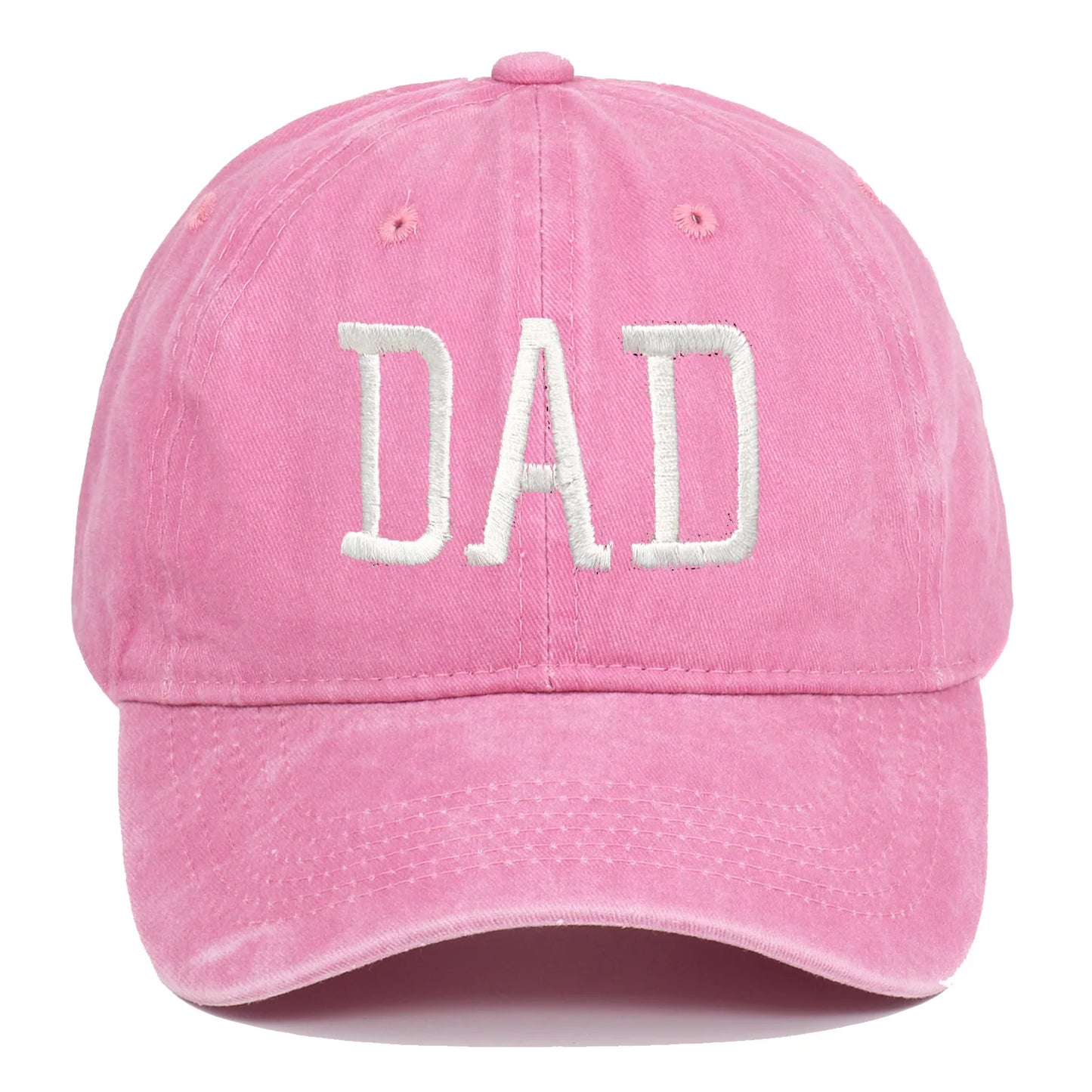 DAD MOM Embroidered Baseball Hat Retro Sports Casual Duck Tongue Hat Sun Hat