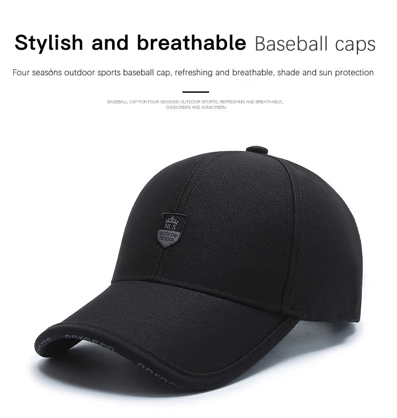 Middle-Aged And Elderly Hats, Men's Baseball, Spring And Autumn Tides, Fashionable Dads, Foreign And Versatile, Sunshade Caps