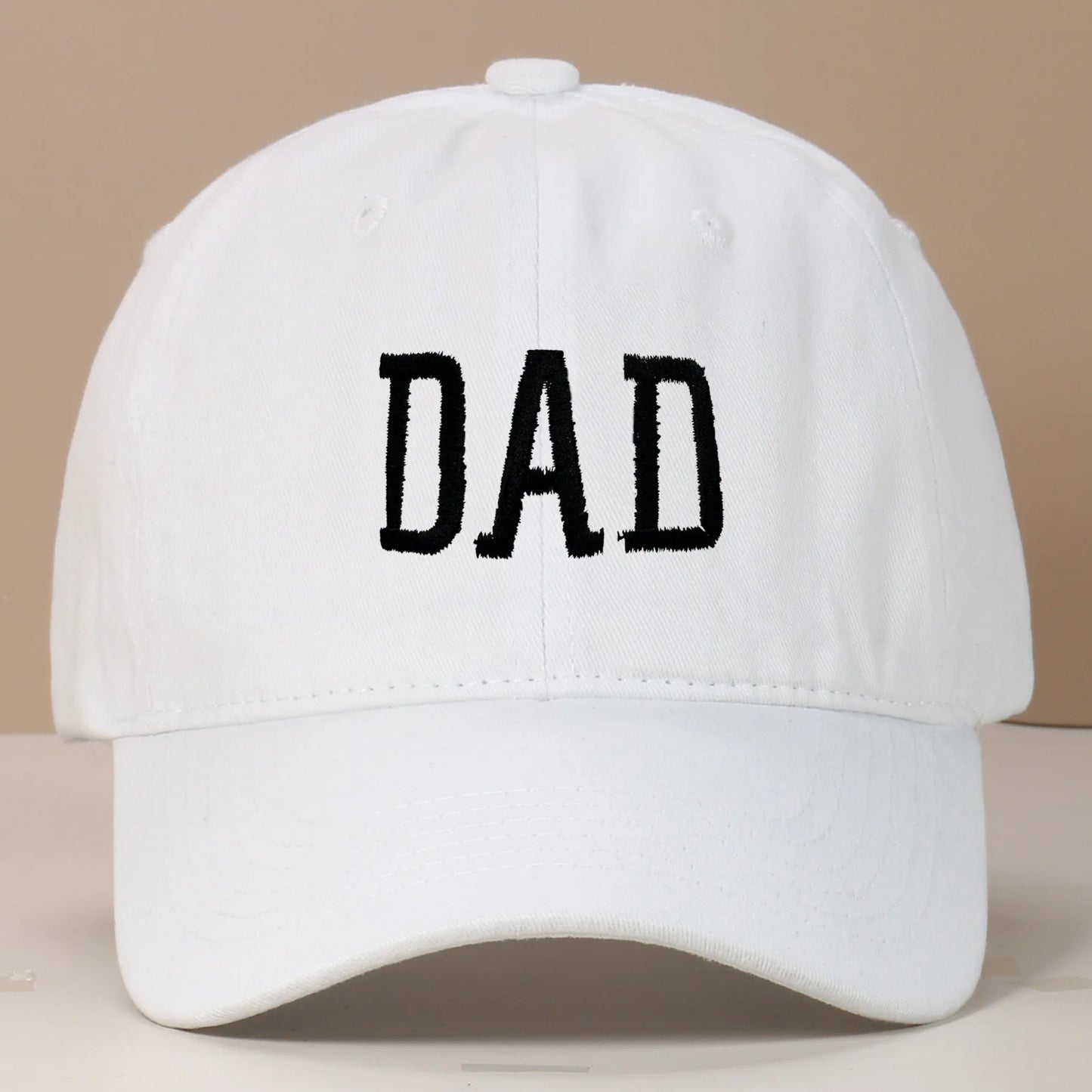 DAD MOM Embroidered Baseball Hat Retro Sports Casual Duck Tongue Hat Sun Hat