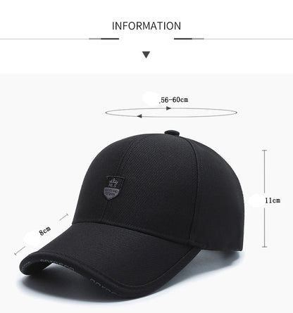 Middle-Aged And Elderly Hats, Men's Baseball, Spring And Autumn Tides, Fashionable Dads, Foreign And Versatile, Sunshade Caps