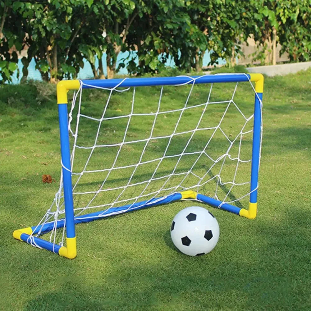Lightweight Portable Micro Soccer Goal Set with Net Pump And Ball for Indoor/Outdoor Park And Beach Training