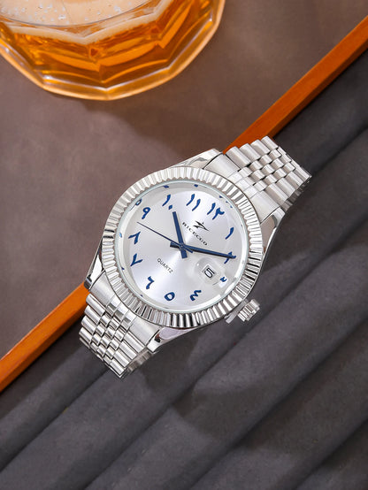 Fashion Men's Watches Date High-end Luxury Casual Sport Clock Classic Business Quartz Male Stainless Steel Wristwatches