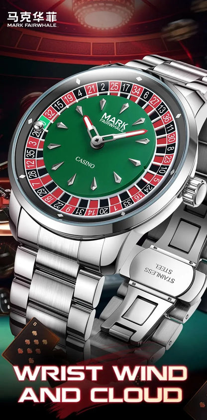 Mark Fairwhale 5031 New Top Brand Men's Quartz Watch Rotating Digital Dial Entertainment Cool Waterproof Night Light Watch reloj