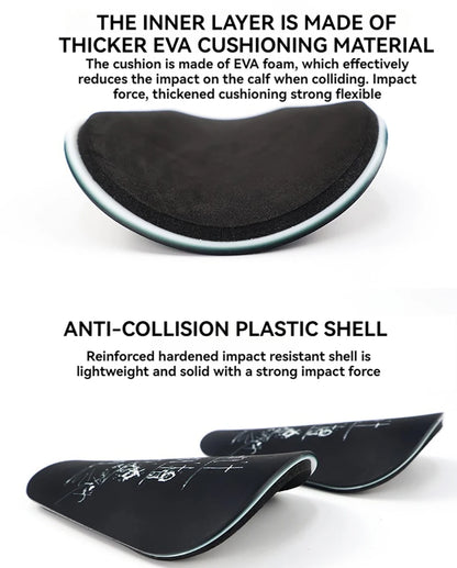Loogdeel Mini Shin Pads Wear-resistant Shock Absorbing Soccer Leg Protector Football Training Shin Guards Soccer Training
