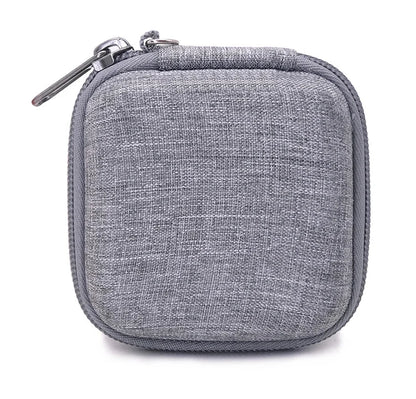 Mini Square EVA Earphone Protective Box Waterproof Digital Charger Headphone Storage Bag USB Data Cable Organizer Carrying Pouch