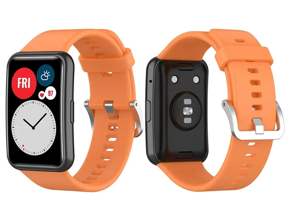Silicone Band For Huawei Watch FIT Strap Smartwatch watchband Accessories Replacement Sport Wrist bracelet with tool watch Strap