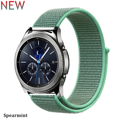 Nylon loop strap For Amazfit bip 6-5-3/u/S/pro Sport 20mm/22mm Bracelet for Amazfit GTS 4/3/2/2e/4 Mini/GTR 4/3/3 Pro/2/2e band