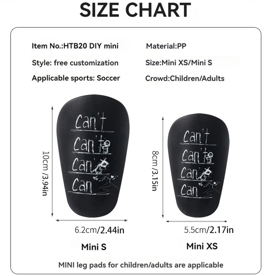 Loogdeel Mini Shin Pads Wear-resistant Shock Absorbing Soccer Leg Protector Football Training Shin Guards Soccer Training