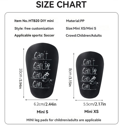 Loogdeel Mini Shin Pads Wear-resistant Shock Absorbing Soccer Leg Protector Football Training Shin Guards Soccer Training