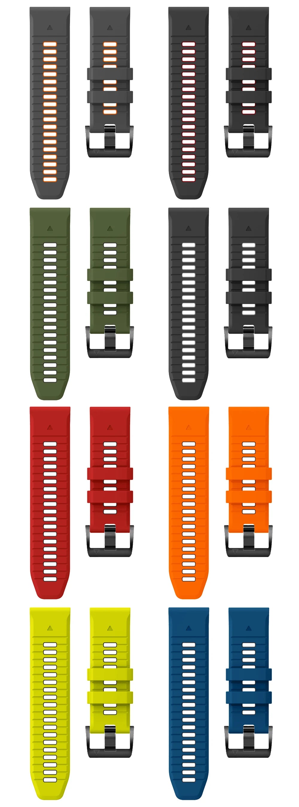 22 26MM Silicone WatchBand Strap For Garmin Fenix 7 7X 6X 6 Pro 5 5X Plus Epix Gen2 Enduro 2 WristStrap QuickFit Release Bracele