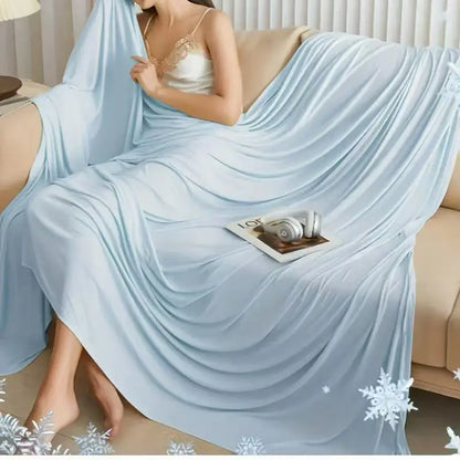 Summer Bed Sheet Ice Silk Cooling Sheet Air Conditioning Quilt Skin-friendly Light And Thin Breathable Quilt For Home Office