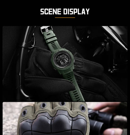 New SMAEL 8105 Watches Camo Strap Military Sport Watch for Men Clock Fashion Digital Wristwatch Waterproof Shockproof Watches