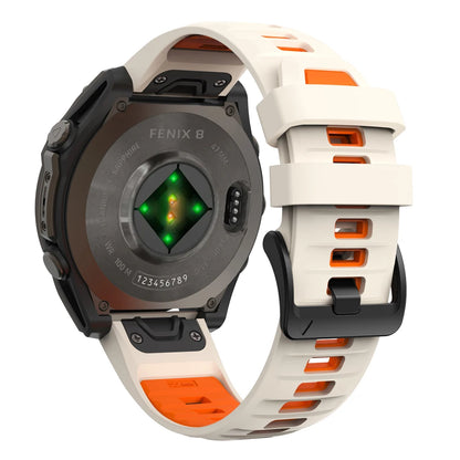 1:1 Fenix8 Watch Band For Garmin Fenix 8 Pro 47mm 51mm E 7 7X 6 6X 5 5X/Epix Pro/Enduro 3/970 QuickFit 22mm 26mm Silicone Strap
