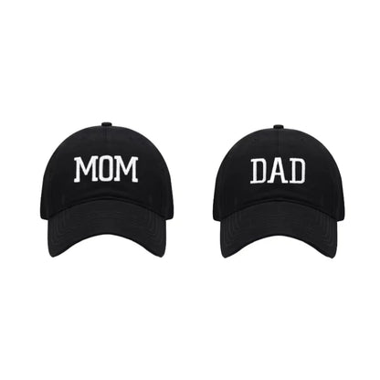 DAD MOM Embroidered Baseball Hat Retro Sports Casual Duck Tongue Hat Sun Hat