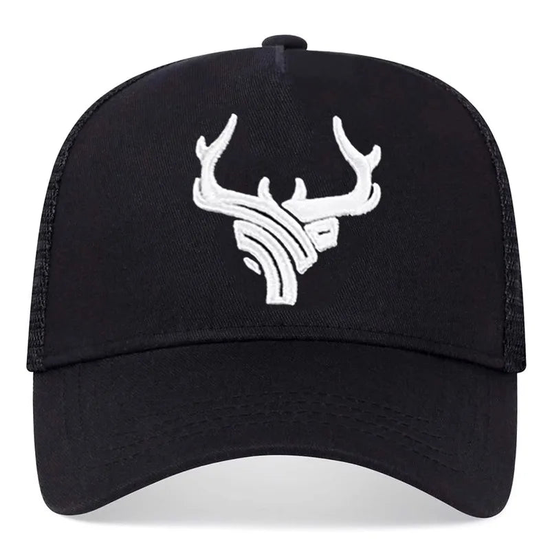 Men's Casual Baseball Caps, Spring And Summer, Big Head Bib Caps, High Deer Head Hats, Men's Outings, Sun Protection
