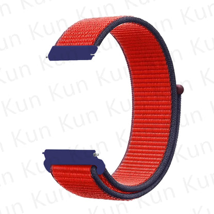 Nylon loop strap For Amazfit bip 6-5-3/u/S/pro Sport 20mm/22mm Bracelet for Amazfit GTS 4/3/2/2e/4 Mini/GTR 4/3/3 Pro/2/2e band