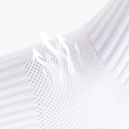 4 Pairs Men's Soccer Socks with Grip, Non Slip Anti Slip Athletic Socks with Cushion Pads for Football/Basketball/Hockey