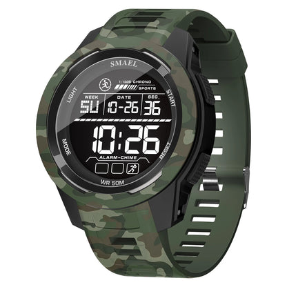 New SMAEL 8105 Watches Camo Strap Military Sport Watch for Men Clock Fashion Digital Wristwatch Waterproof Shockproof Watches