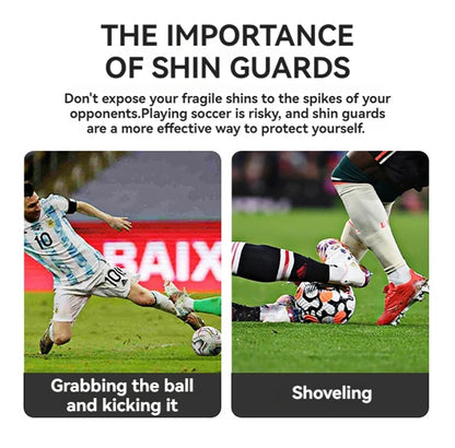Loogdeel Mini Shin Pads Wear-resistant Shock Absorbing Soccer Leg Protector Football Training Shin Guards Soccer Training