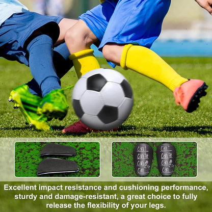 Loogdeel Mini Shin Pads Wear-resistant Shock Absorbing Soccer Leg Protector Football Training Shin Guards Soccer Training