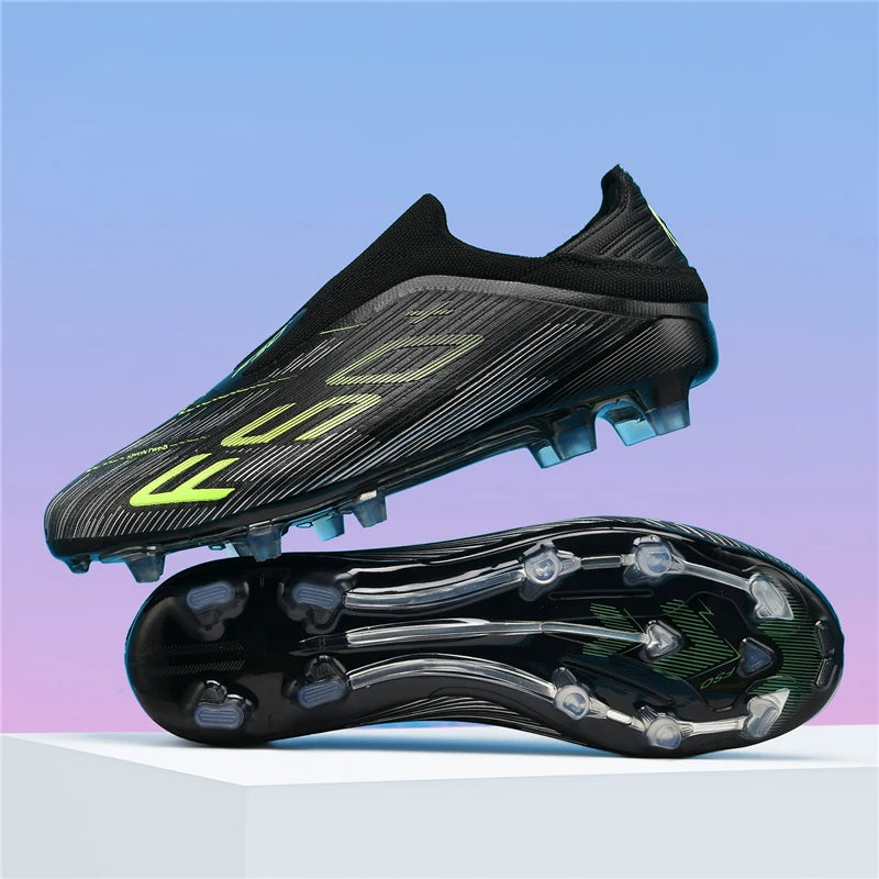 New Men Soccer Shoes Non-Slip Indoor Futsal Football Boots Match Grass Cleats High-quality Sneakers Hot-selling High-top Outdoor