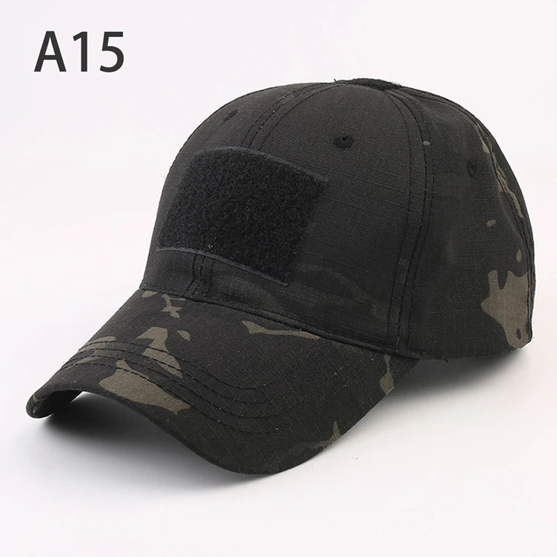 1pc Baseball Caps Camouflage Tactical Outdoor Soldier Combat Paintball Adjustable Hat Summer Snapback Sun Hats For Men Women