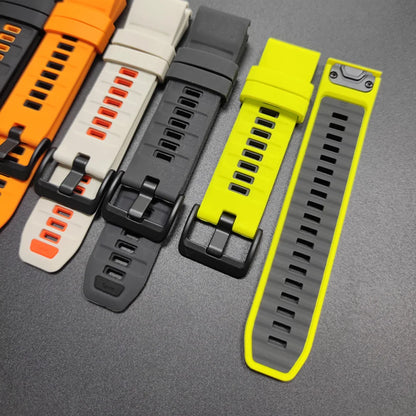 1:1 Fenix8 Watch Band For Garmin Fenix 8 Pro 47mm 51mm E 7 7X 6 6X 5 5X/Epix Pro/Enduro 3/970 QuickFit 22mm 26mm Silicone Strap