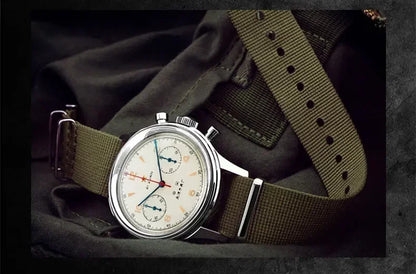 Men's watches 1963 pilot automatic watch 42mm waterproof retro quartz chronograph vintage dress watch