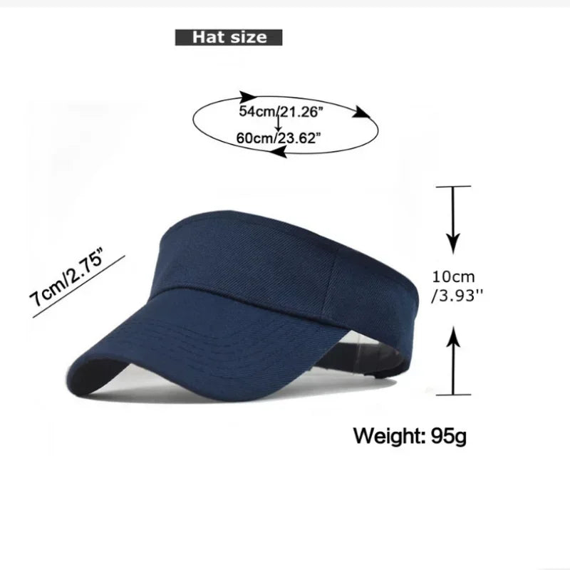 Summer Visors Denim Women Outdoor Sports Sun Baseball Cap Hat Golf Hiking Tennis Running Man Sunscreen Caps Autumn Red Wholesale