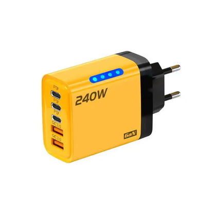 5-in-1 GaN 240W Fast Charger  Desktop Charger USB Type C Charger Fast Charging Quick Charge 3.0 Adapter For iPhone SamsungHuawei