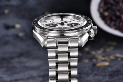 PAGANI DESIGN 2026 New Moon Men's Watches Luxury Quartz Watch For Men VK63 Chronograph AR Sapphire Mirror Ceramic Bezel Luminous